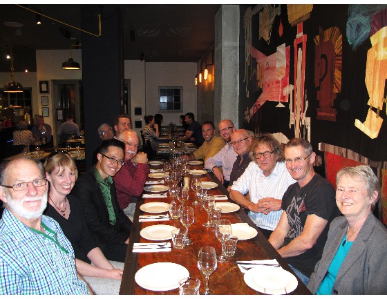 IOBC members and symposium speakers at the IOBC dinner
