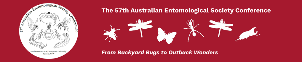 57th Australian Entomological Society Conference, 7 – 10 December 2026, Sydney, Australia: Logo