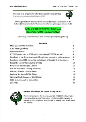 IOBC-Global Newsletter, latest issue
