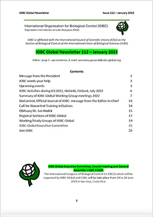 IOBC-Global Newsletter, latest issue